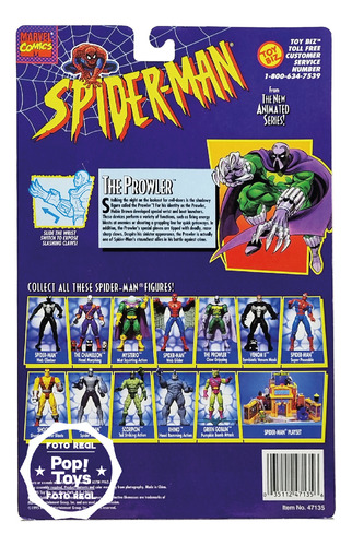 Toy Biz - 1995 - Spider-man - The Prowler