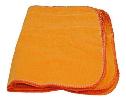 Flanela Laranja 28x38 12 Unidades