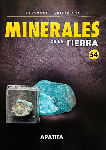 Coleccion Minerales Nº 54 Apatita + Piedra