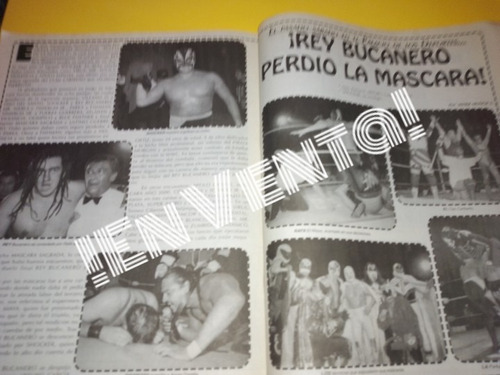 Lucha Libre Revista Máscaras  Shocker Vs Rey Bucanero !!!