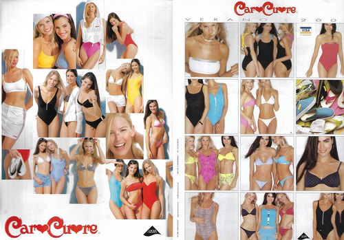 Valeria Mazza-carola Del Bianco__dos Publicidades Caro Cuore (Usado)