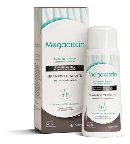 Combo Shampoo Anticaida + Shampoo Sebo Control Megacistin