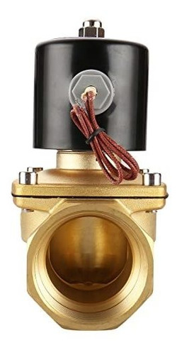 2 Dc 24v Laton Electrovalvula Electrica Agua Aire Nc