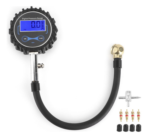 Medidor De Presión De Neumáticos Digital Lcd De 200 Psi, Gom