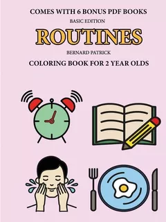 Libro Coloring Book For 2 Year Olds (routines) - Patrick,...