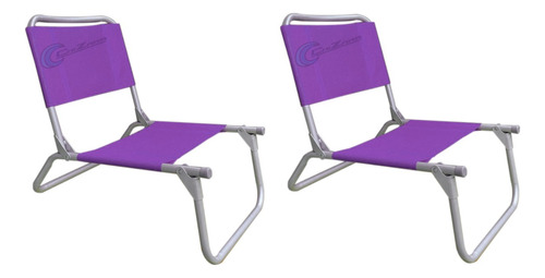  Playerita Plegable Silla Adultos Y Niños 90kg Combo X 2 U.