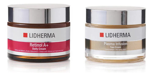 Kit Retinol A+ Daily Cream + Plasma Infusion Cream Lidherma