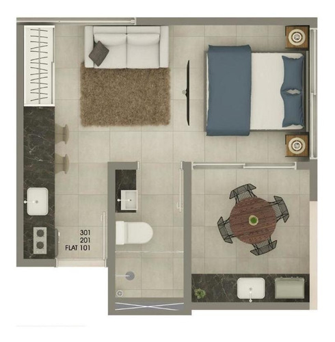 Imagem 28 de 30 de Flat À Venda, 22 M² Por R$ 215.460,00 - Jardim Oceania - João Pessoa/pb - Fl0015