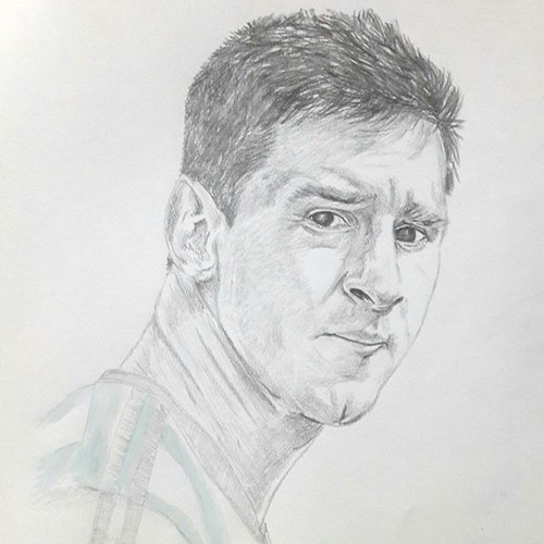 Dibujo Retrato A Lápiz Grafito Negro Tamaño A4 (una Persona)