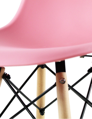 Set De Comedor Contempo Roble 4 Sillas Oslo Mundo In Color Rosa