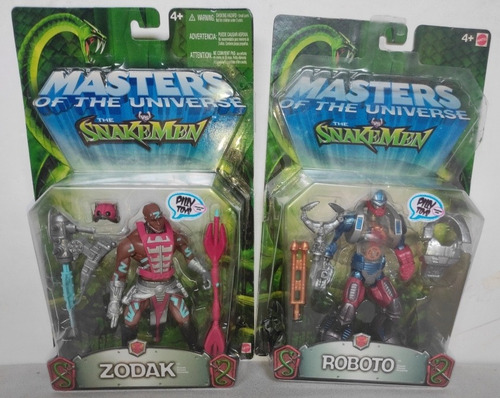 Masters Of The Universe Mattel The Snakemen Zodak & Roboto (Usado)