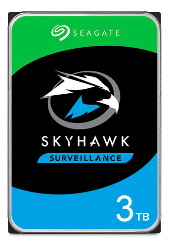 Disco Duro Interno Seagate Skyhawk 3tb 3.5  5400rpm 256mb