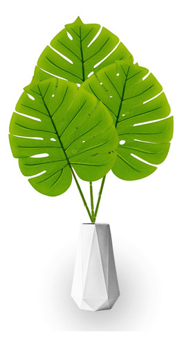 Planta Artificial Hoja Monstera Costilla De Adan
