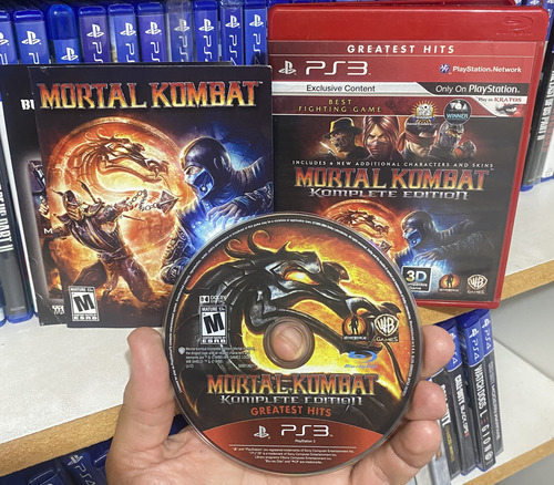 Mortal Kombat C/4 Personagens Adicionais Ps3 Físico Original (Usado)