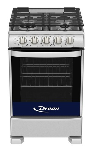 Cocina Drean 55cm Cd5507ai Inox Encendido Eléctrico C/tapa