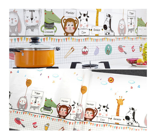 Vinil Decorativo Infantil Con Animales De La Selva Tapiz Pegatina Calcomania Decorativo Infantil Cuarto Bebe Niño Niña 60 Cm X 5 Metros Para Pared Autoadherible Granja