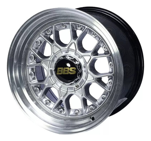 Rines 18 Pul 5/112/113/114 Tipo Bbs 5 Brazos Dobles 2 Pza Color Plata