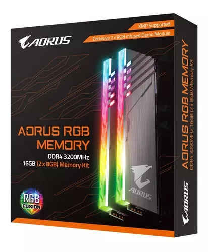 Gigabyte Aorus Rgb Memory 3200mhz Ddr4 16gb (2x8gb) Kit