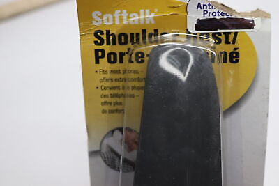 Softalk Antimicrobial Telephone Shoulder Rest Black/char Ttq