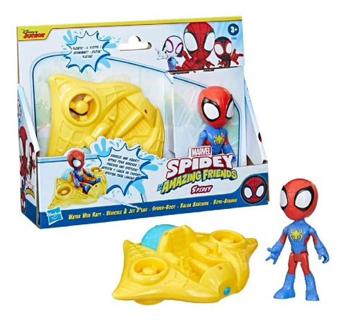 Hombre Araña Balsa Aracnida Hasbro - Spidey Water Web Raft