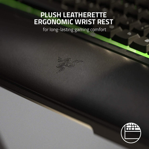 Imagen 9 de 9 de Teclado gamer Razer Ornata V2 QWERTY Mecha-Membrane español color negro con luz RGB