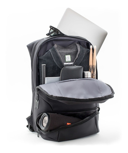 Imagen 2 de 5 de Mochila Walla - Hudson / Ideal Portanotebook - Premium