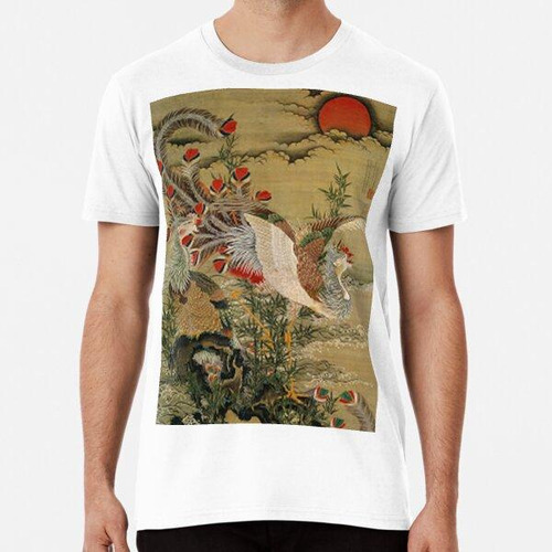 Remera Artista Favorito - Rising Sun Y Phoenix - Jakuchu Ito