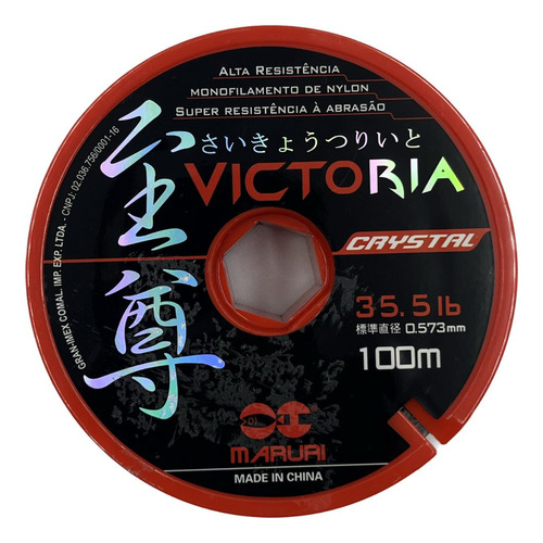 Linha Pesca Monofilamento De Nylon Maruri Victoria 0.573 Mm