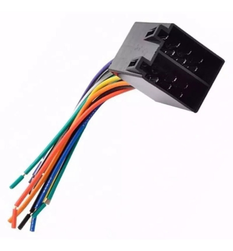 Ficha Adaptador Iso Hembra 1x16 Contactos Señal Y Alimentación Estereo Vw Renault Chevrolet