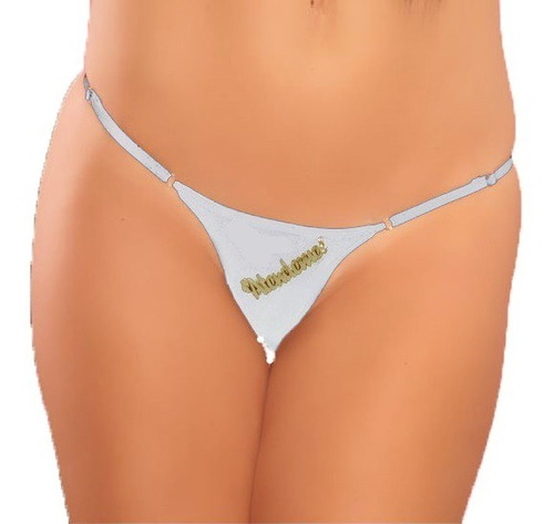 Micro Tanga Atendeme! Pasionel T051 Hilo Dental Blanco- Fun*