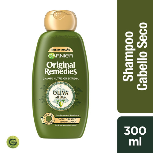 Shampoo Garnier Oliva Mítica 300ml Original Remedies