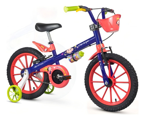 Bicicleta infantil Nathor Aro 16 Show Da Luna, 100480160000, color morado