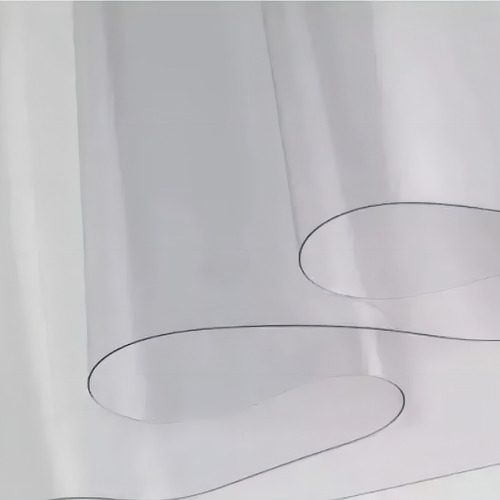 Toldo de plástico PVC transparente de 0,30 mm de grosor, 3 m, liso