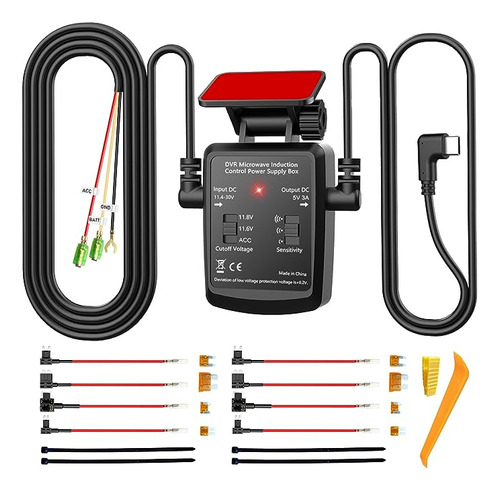 Kit De Cableado De Cámara De Salpicadero Usb C Con Detección