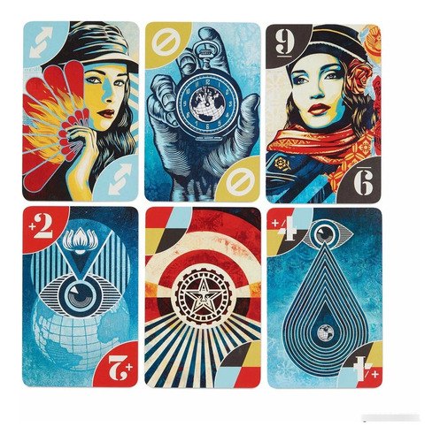 Uno Shepard Fairey Artist Series Juego De Mesa Juegopoly (Reacondicionado)