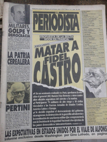 El Periodista De Buenos Aires Nº 25 * Marzo 1985 *