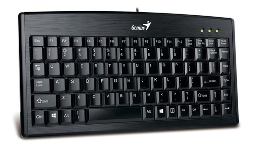 Imagen 3 de 3 de Teclado Genius LuxeMate 100 QWERTY español color negro