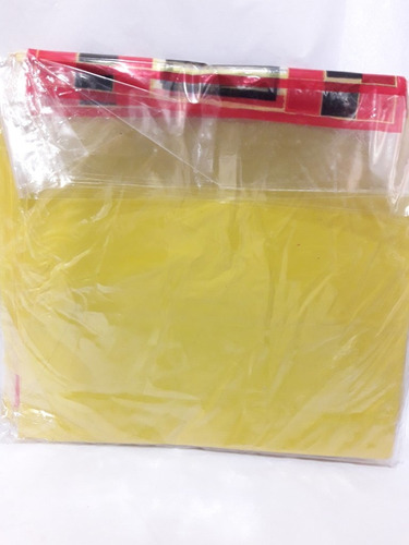 Mantel De Plastico Liso Amarillo 120x180cm