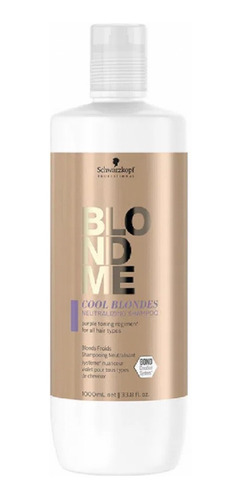 Shampoo Rubios Frios Cool Blondes  X1000ml Schwarzkopf