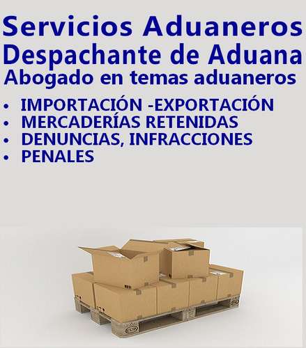 Imagen 1 de 1 de Despachante De Aduana/abogado En Temas Aduaneros