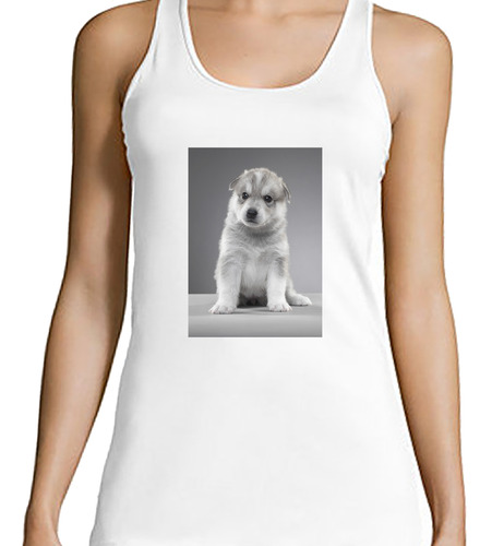 Musculosa Mujer Perros 3 Cachorro Orejas Caidas