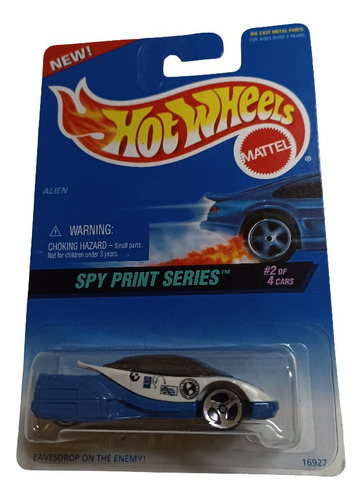 Hot Wheels Alien Spy Print 1996 Vintage