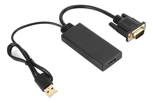 Ccylez Cable Vga Hdmi Adaptador Convertidor Usb Soporte Alta