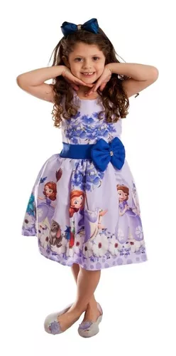 Vestido Fantasia Infantil Princesinha Sofia - Emfantasy