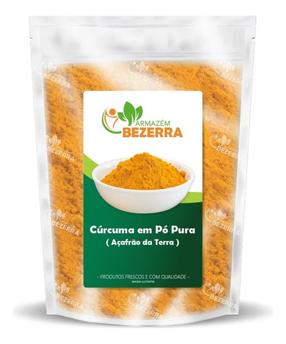 Açafrão Da Terra 100% Puro 1kg - Cúrcuma Em Pó