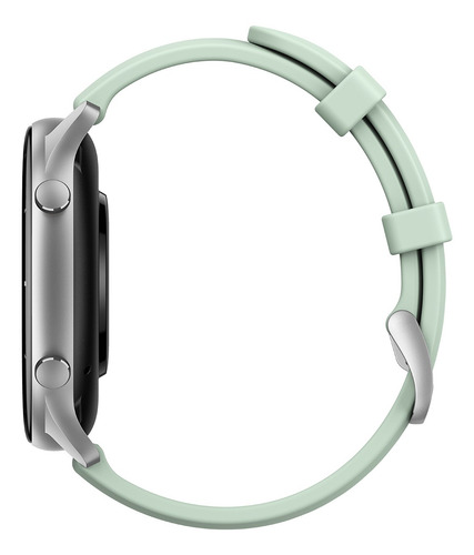 Imagen 3 de 3 de Smartwatch Amazfit Fashion GTR 2e 1.39" caja 46.5mm de aleación de aluminio plateada, malla matcha green de silicona A2023