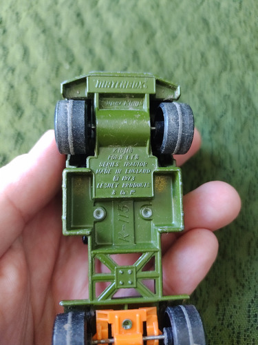 Camión Ford Lts Matchbox Super King K 18/115 Tanker Verde (Usado)