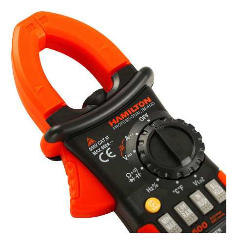Pinza Amperométrica Digital True Rms Inrush Hpa600 Hamilton