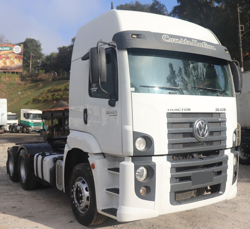 Imagem 2 de 13 de Volkswagen 26.420 6x4 2015 Com 419 Mil Km