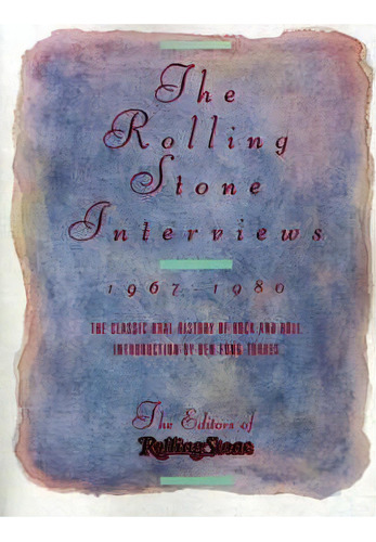 The Rolling Stone Interviews, De Peter Herbst. Editorial St Martins Press, Tapa Blanda En Inglés